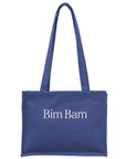 bimbam box tote bag navy