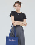 bimbam box tote bag navy
