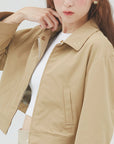 bimbam 2way short blouson beige