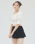 bimbam puff sleeve blouse offwhite