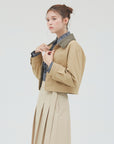 bimbam 2way short blouson beige