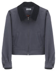 bimbam 2way short blouson gray