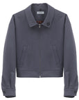 bimbam 2way short blouson gray
