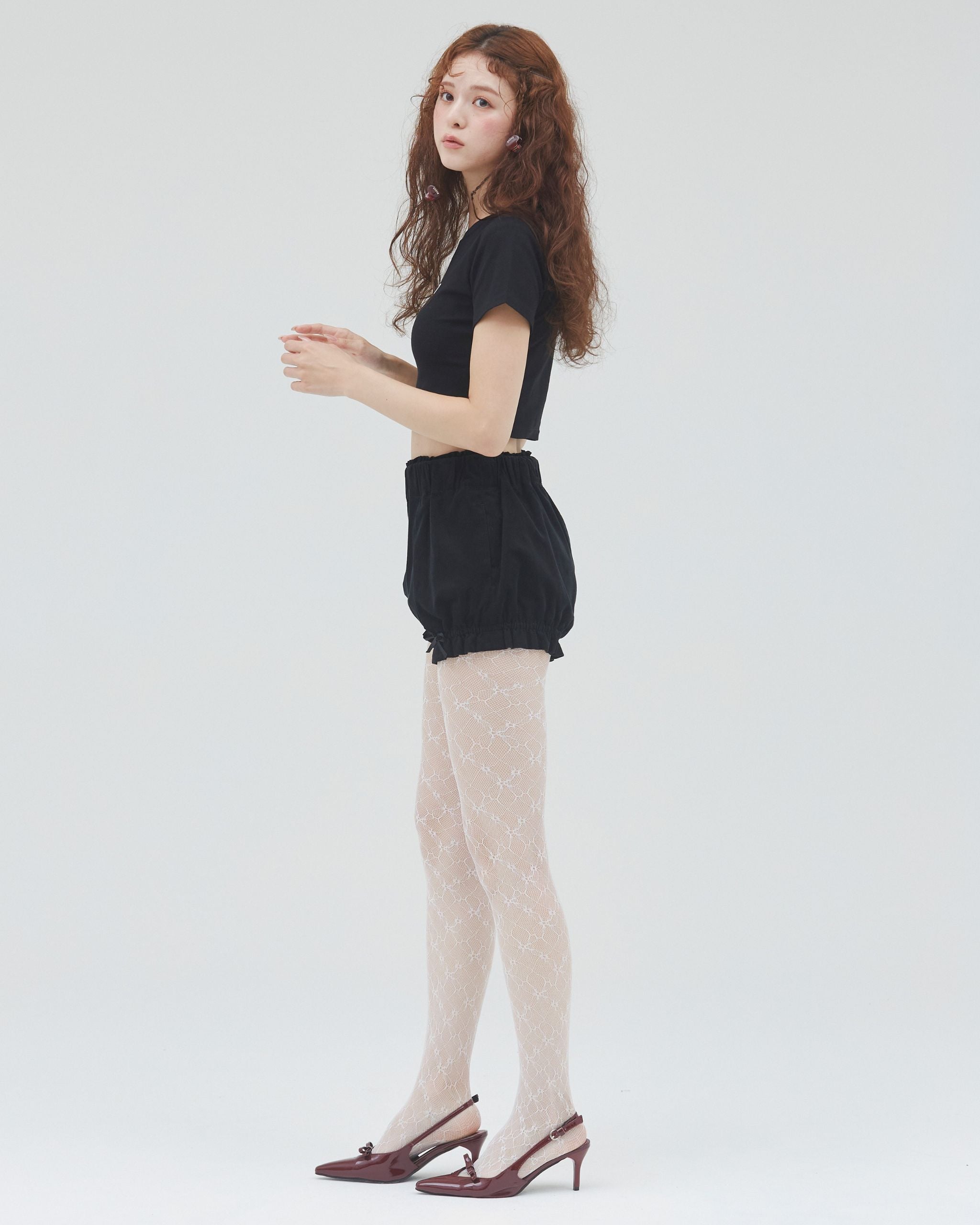 bimbam layered mini shorts black – Bim Bam