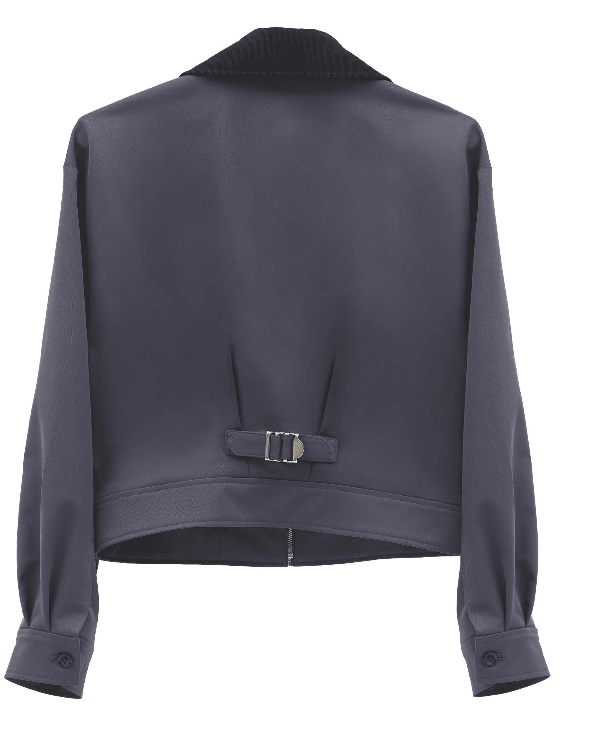 bimbam 2way short blouson gray