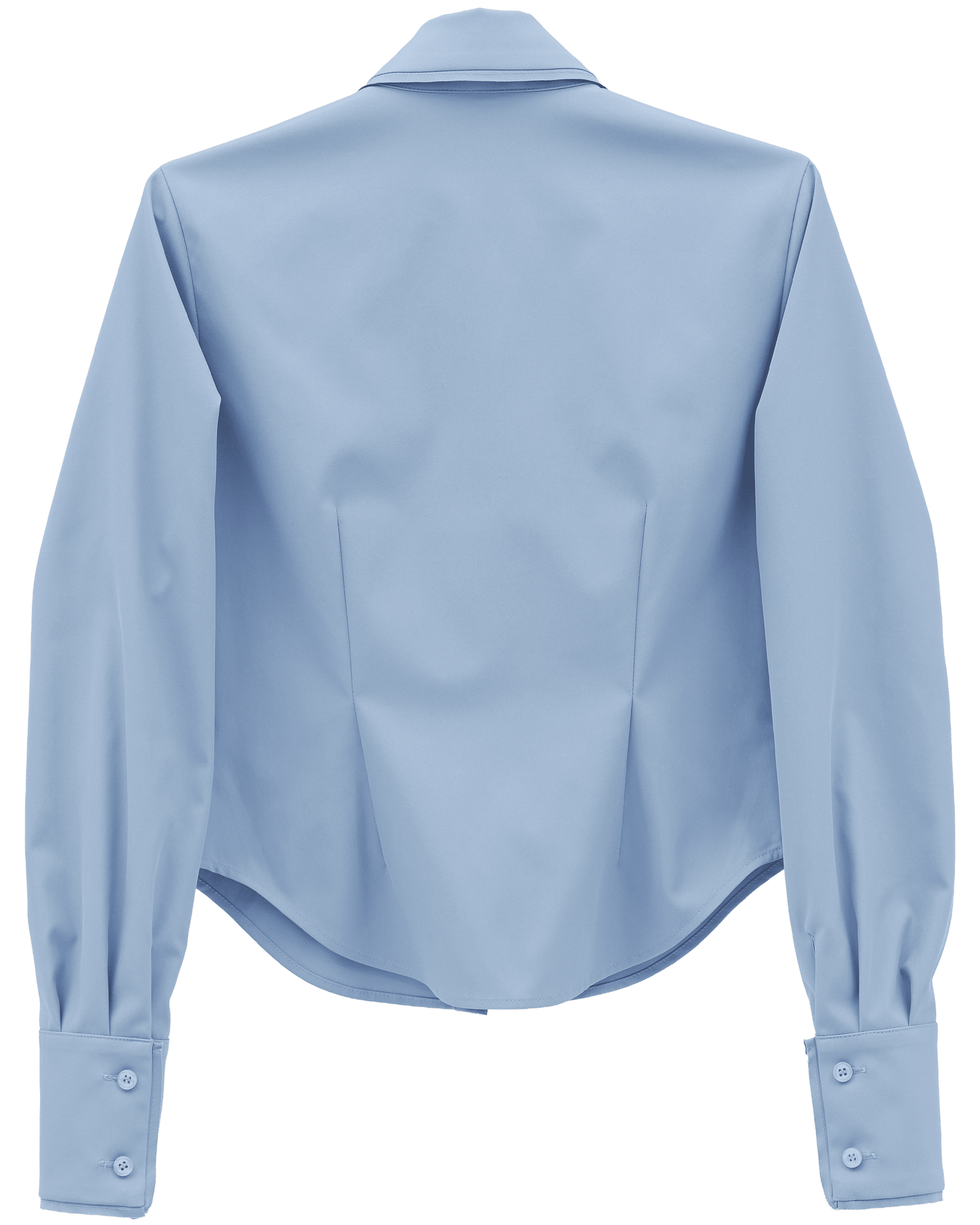 bimbam ruffle shirt powderblue