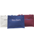 bimbam box tote bag winered