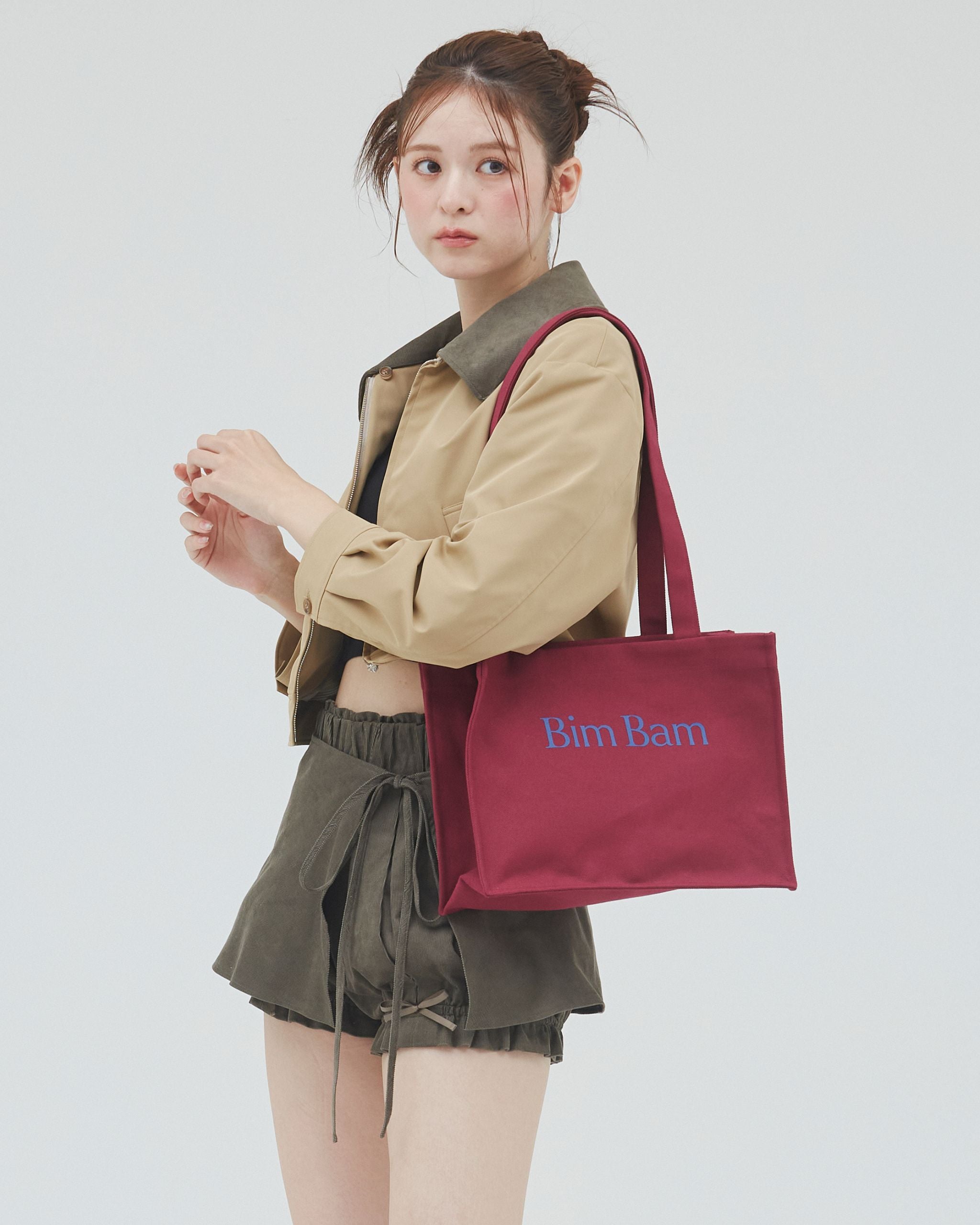 bimbam box tote bag winered – Bim Bam