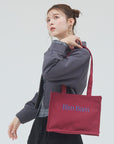 bimbam box tote bag winered