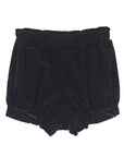 bimbam layered mini shorts black