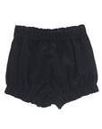bimbam layered mini shorts black
