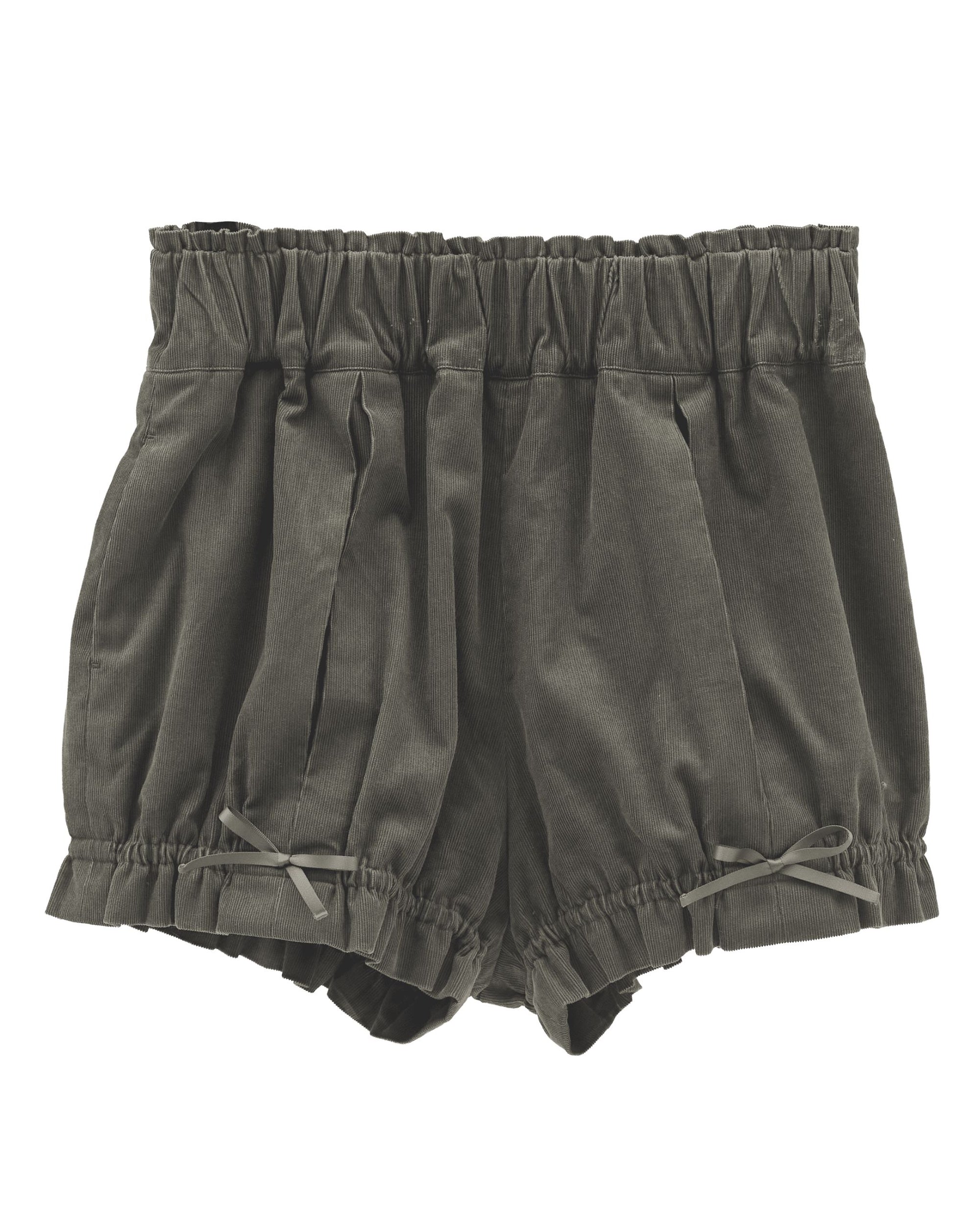 bimbam layered mini shorts khaki