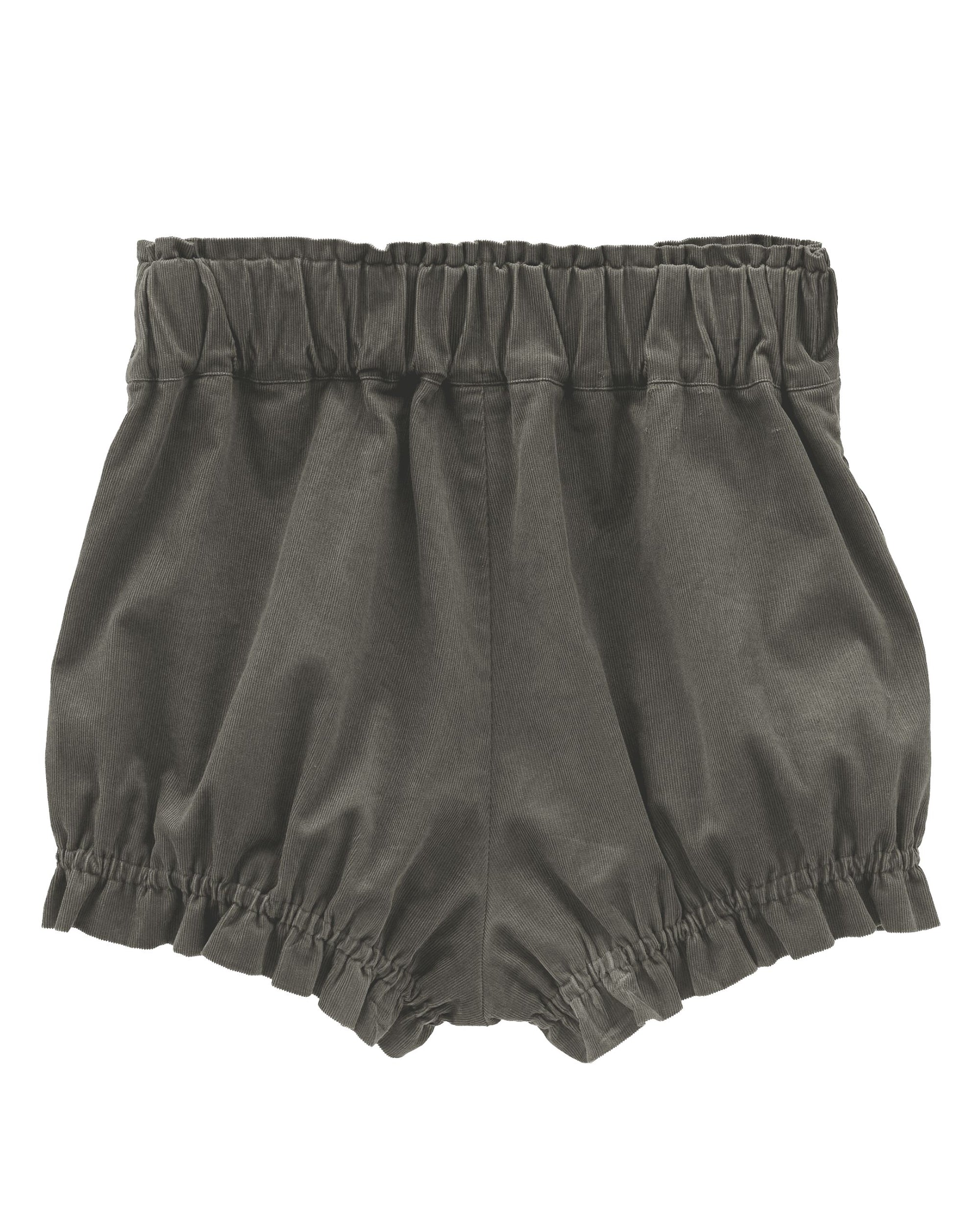 bimbam layered mini shorts khaki