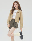 bimbam 2way short blouson beige