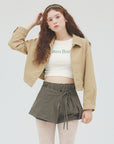bimbam 2way short blouson beige
