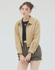 bimbam 2way short blouson beige