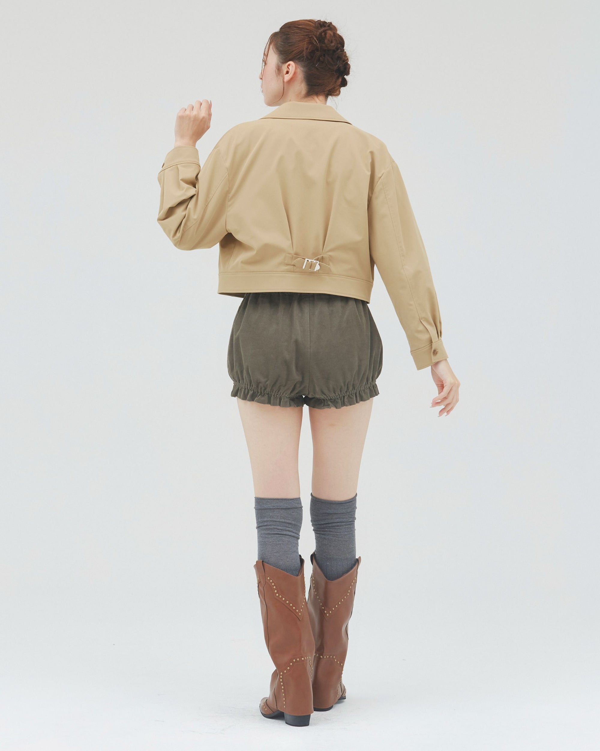 bimbam 2way short blouson beige