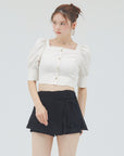 bimbam puff sleeve blouse offwhite