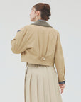 bimbam 2way short blouson beige