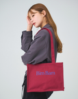 bimbam box tote bag winered