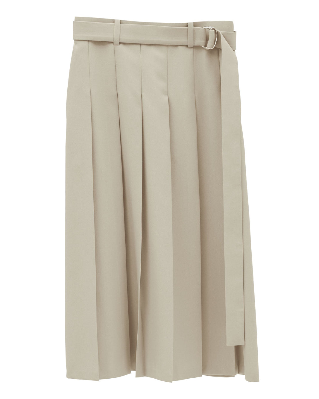 bimbam basic pleat skirt beige - F