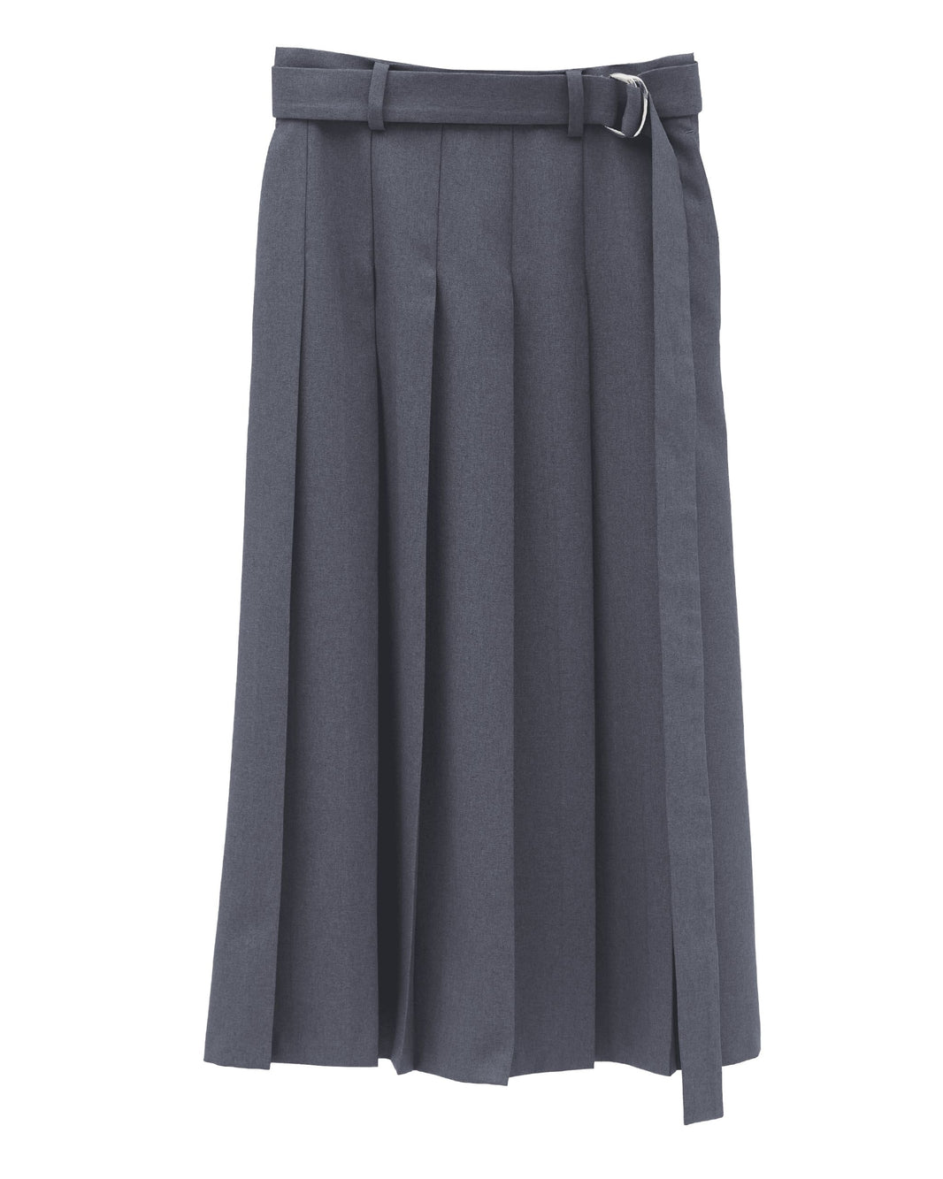 bimbam basic pleat skirt gray - F